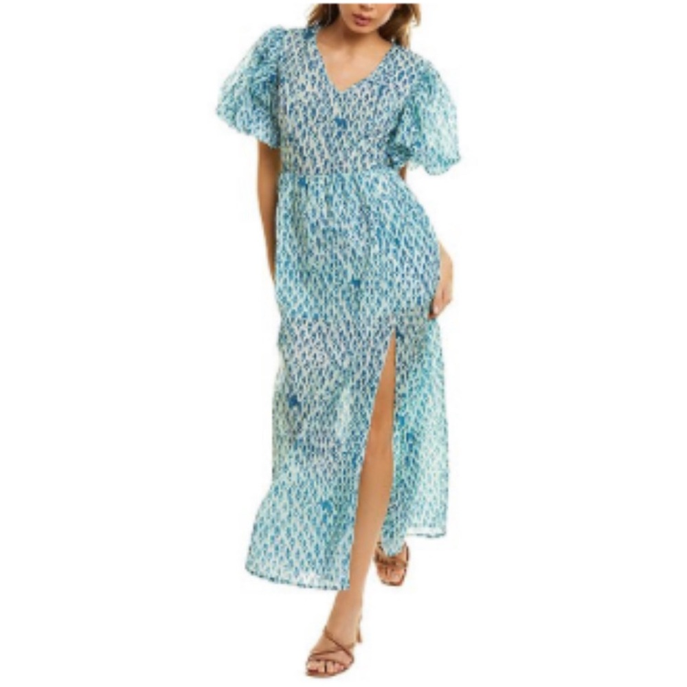 Beulah V-Neck Maxi Dress
